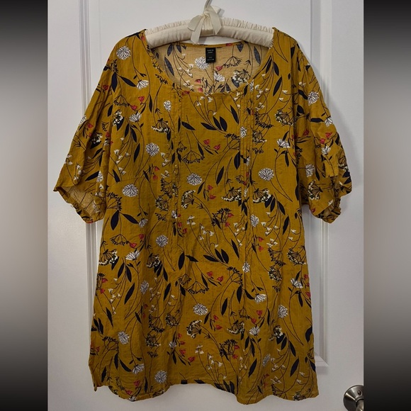 💐 Floral Lightweight Cotton Tunic 💐 - Picture 1 of 4